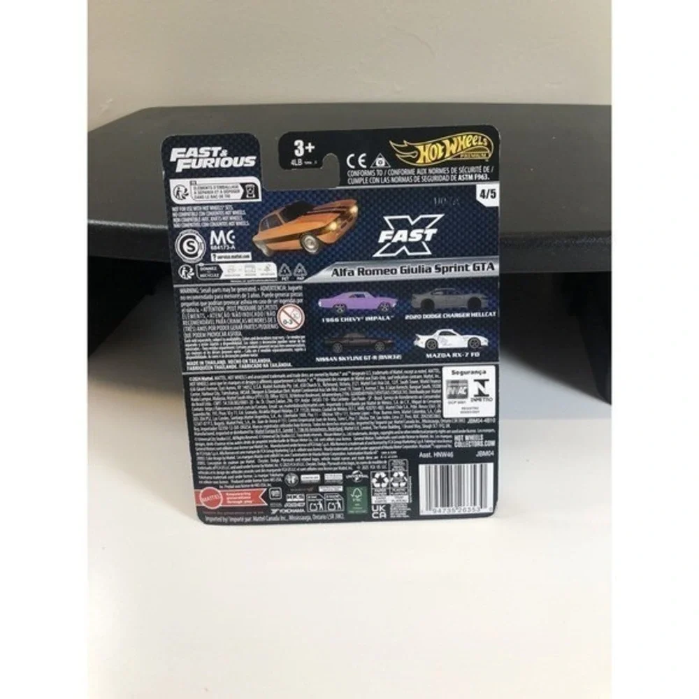 Hot Wheels Premium Fast‎ & Furious Alfa Romeo Giulia Sprint GTA Real Riders